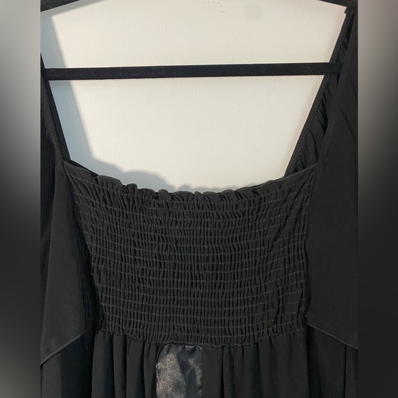 Dots Tunic Top Small Women’s Black Stretch Knit Whimsigoth Witchy Fairy Goth - Picture 2 of 11